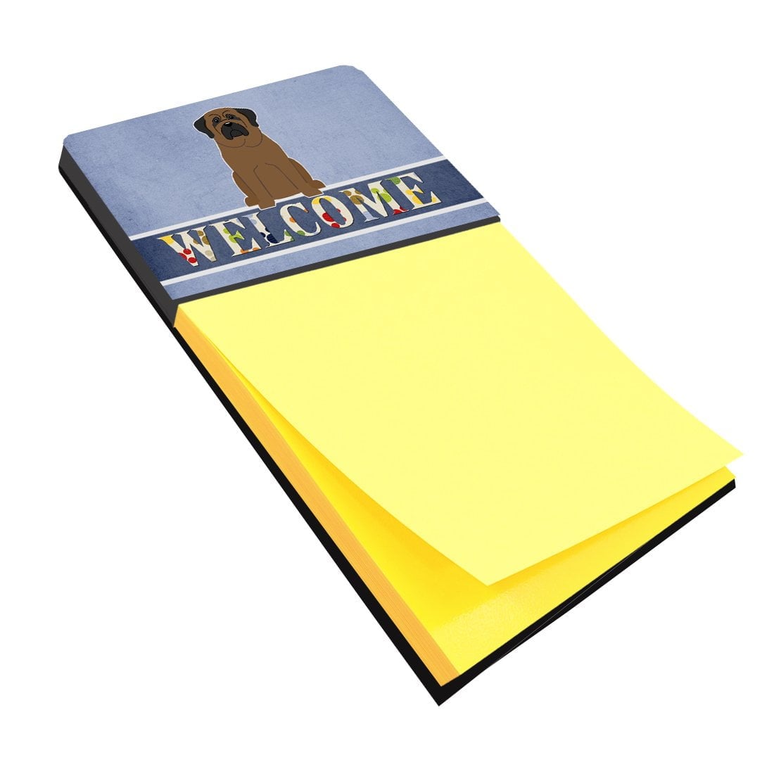 BB5665SN Bullmastiff Welcome Sticky Note Holder