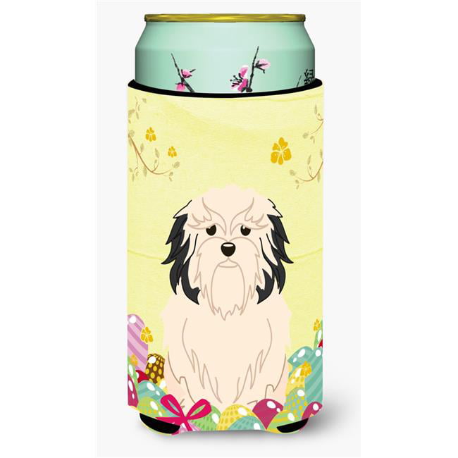 Easter Eggs Lowchen Tall Boy Beverage Insulator Hugger