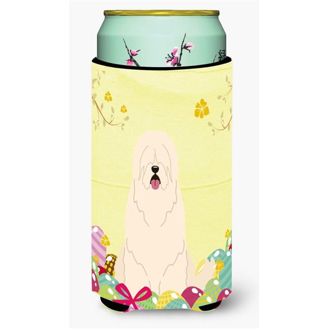 BB6024TBC Easter Eggs South Russian Sheepdog Tall Boy Beverage Insulator Hugger