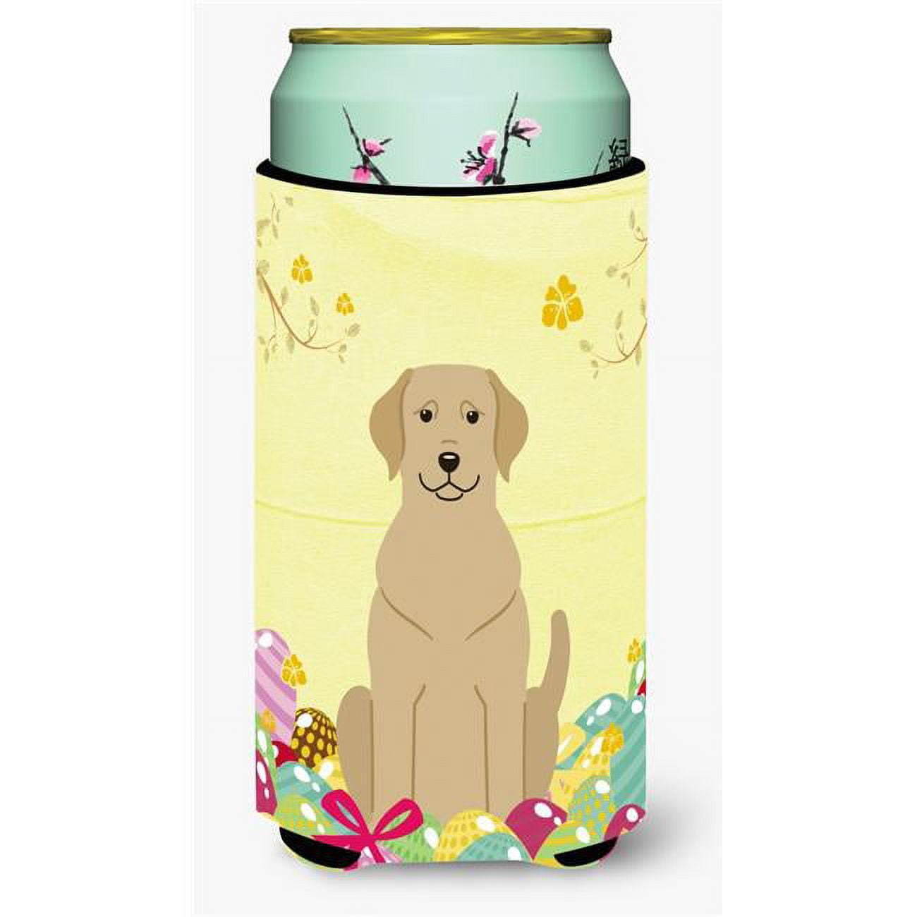 Easter Eggs Yellow Labrador Tall Boy Beverage Insulator Hugger