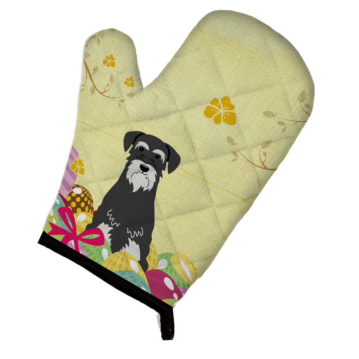Easter Eggs Standard Schnauzer Salt & Pepper Oven Mitt