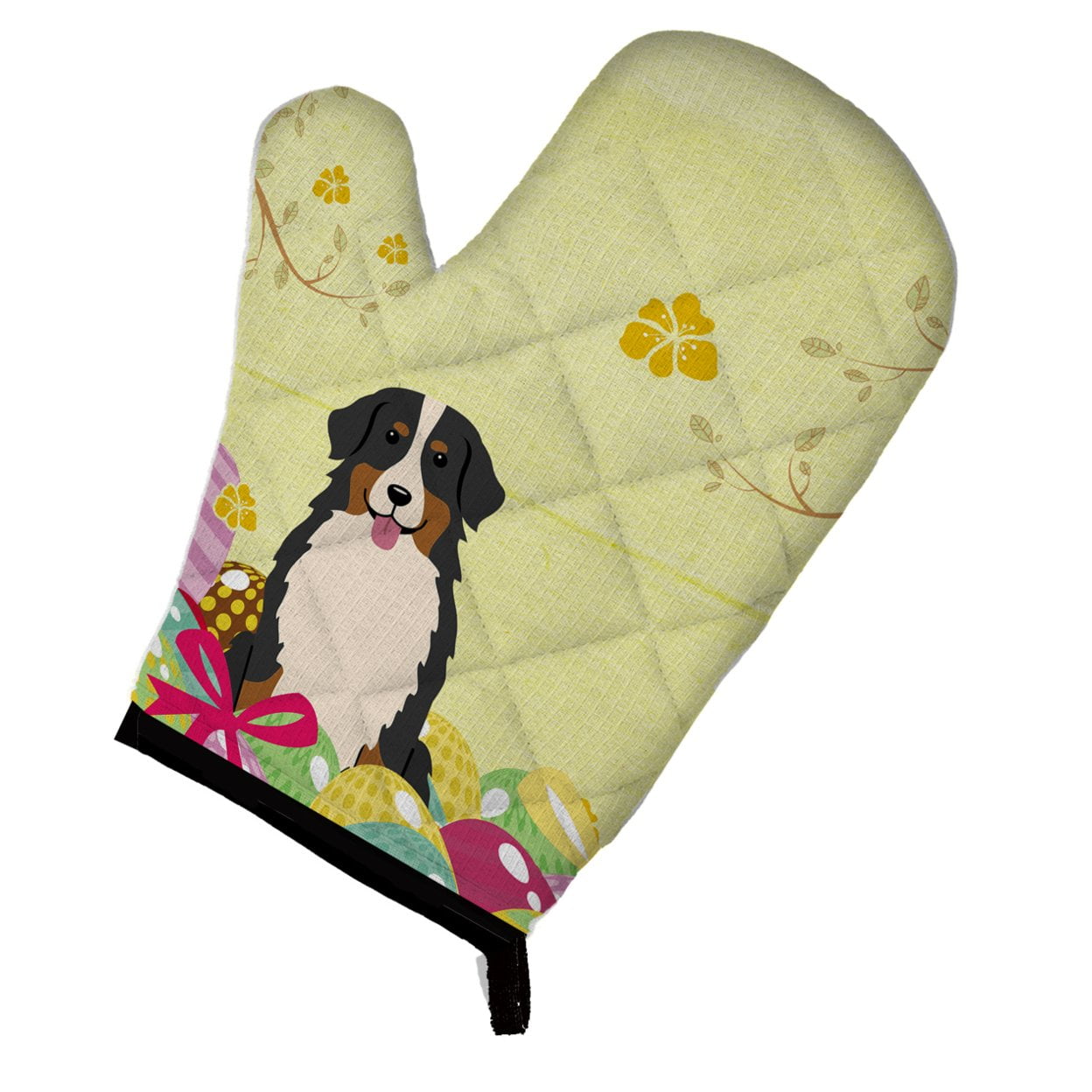 Easter Eggs Bernese Mountain Dog Oven Mitt
