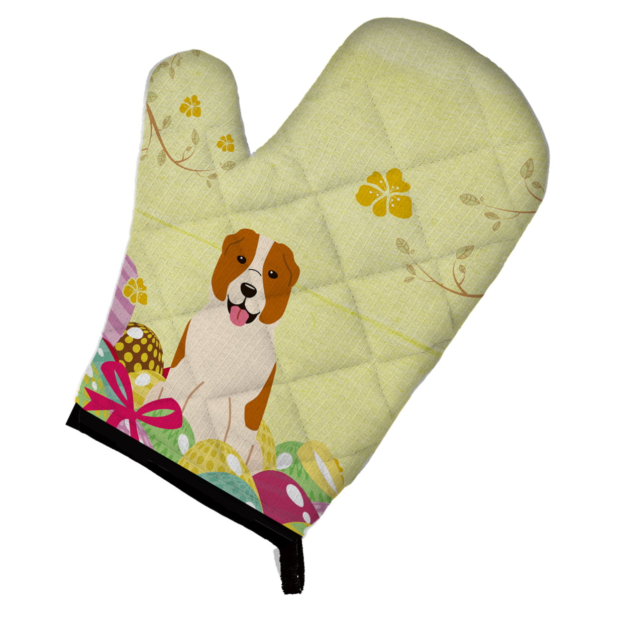 Easter Eggs Central Asian Shepherd Dog Oven Mitt