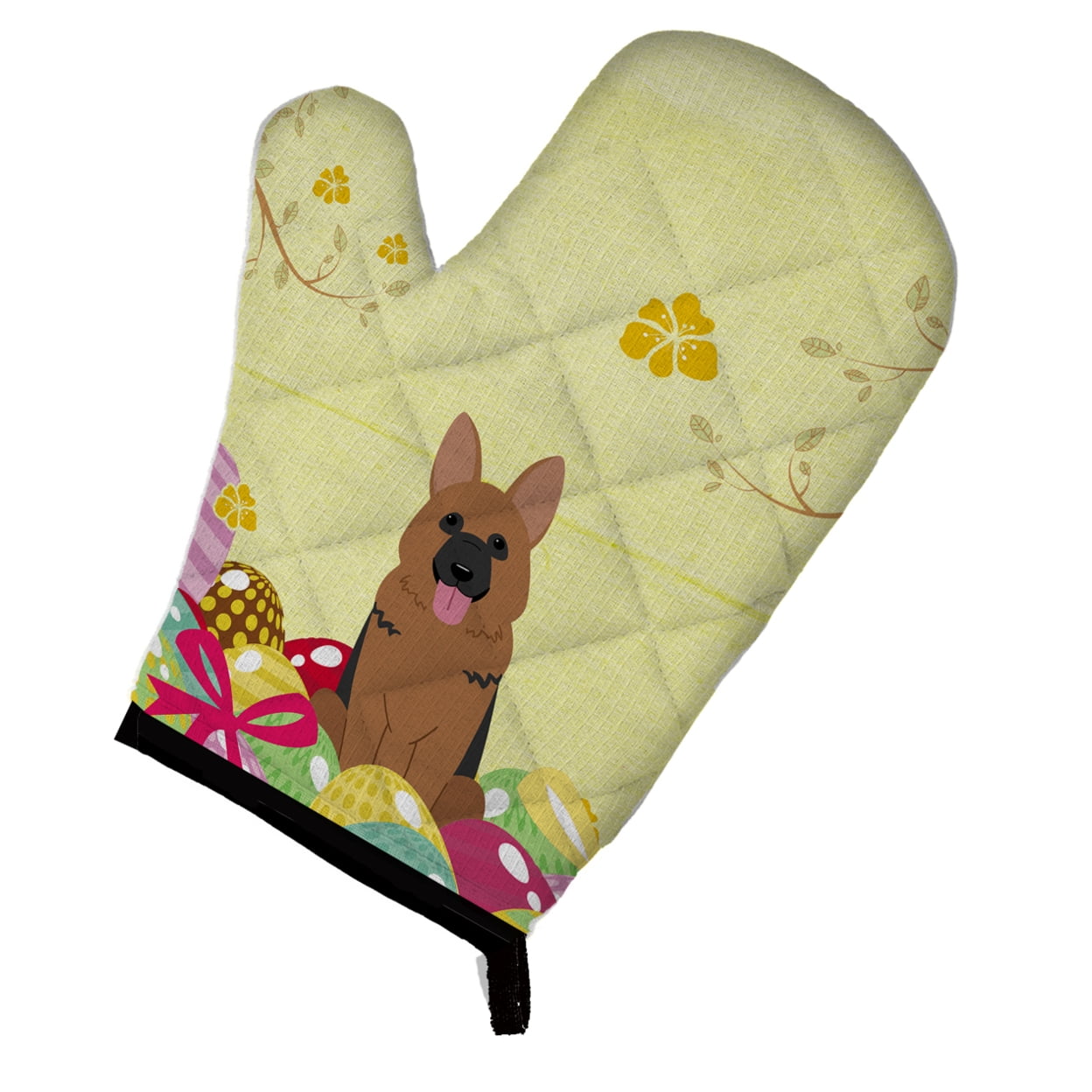 Easter Eggs German Shepherd Oven Mitt