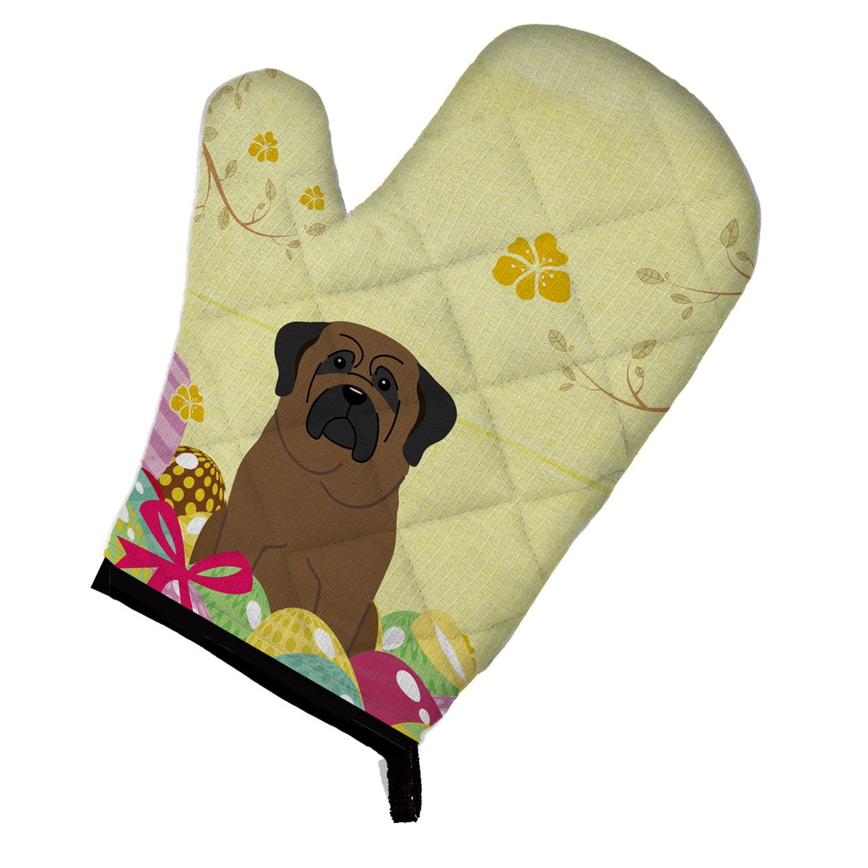Easter Eggs Bullmastiff Oven Mitt