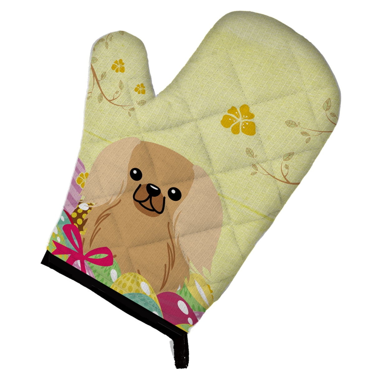 Easter Eggs Pekingnese Fawn & Sable Oven Mitt