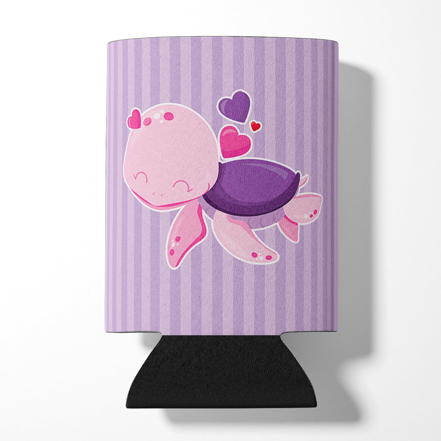 Pink & Purple Turtle Can or Bottle Hugger