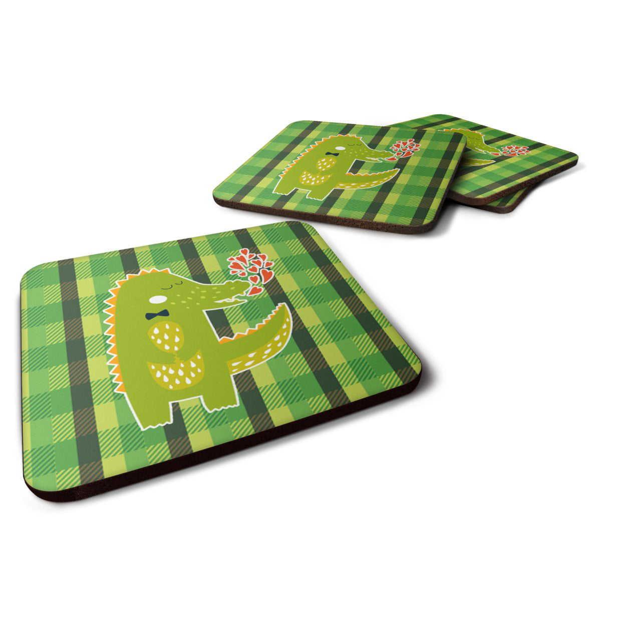BB6741FC Alligator Love Foam Coasters - Set of 4
