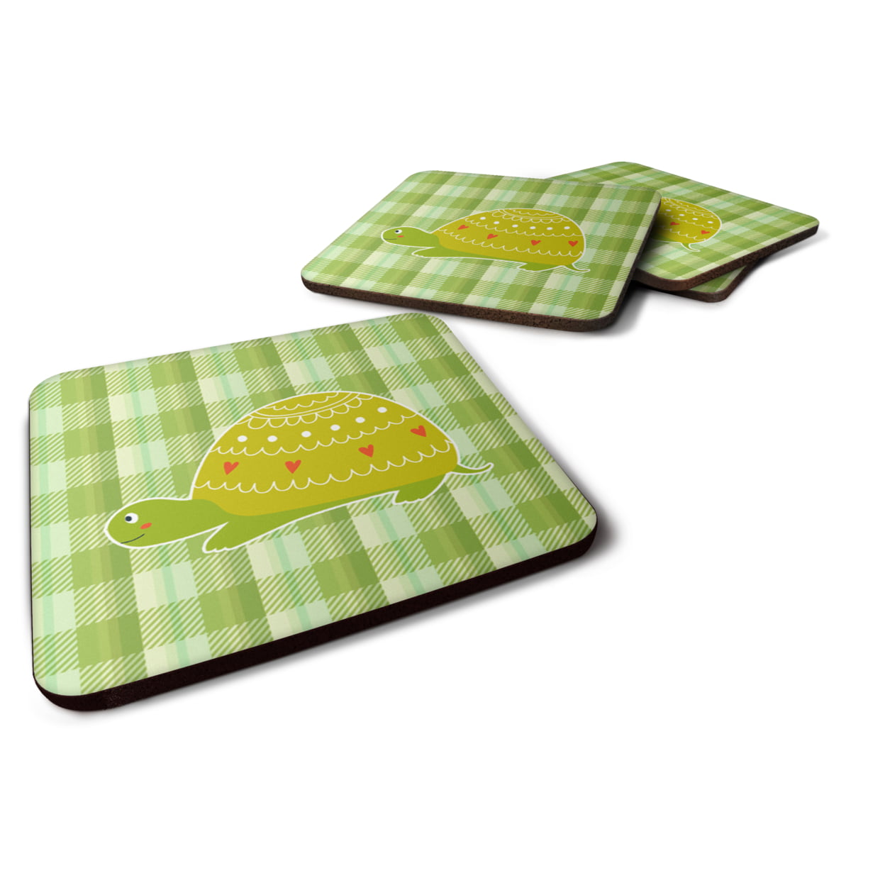 Turtle on the Move Foam Coasters - Set of 4