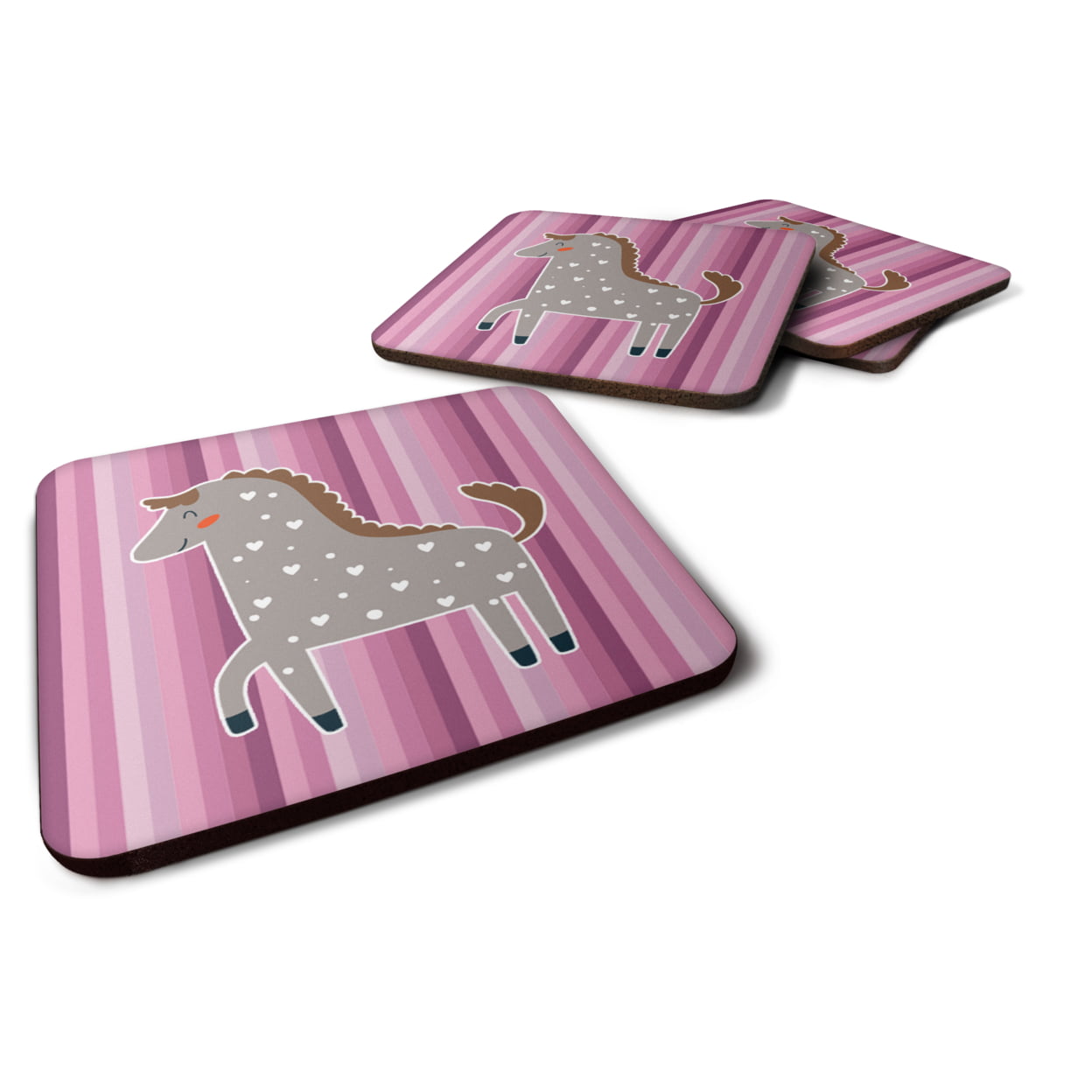 Horse Foam Coasters - Set of 4