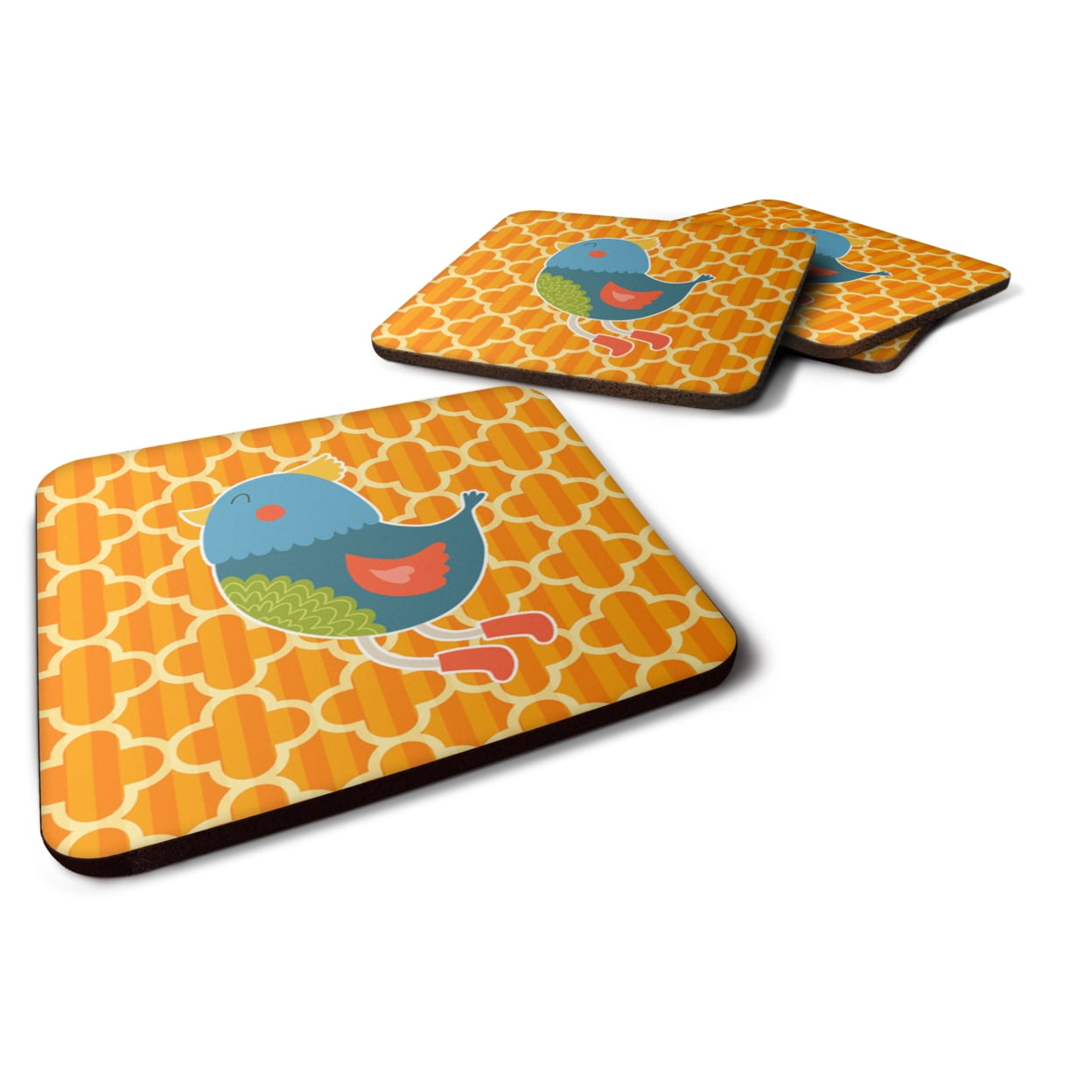 Bird Foam Coasters - Set of 4