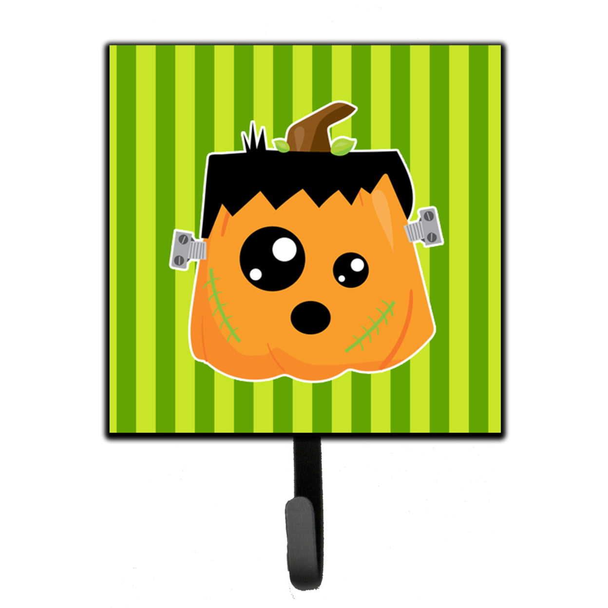 Halloween Pumpkin Frankenstein Leash or Key Holder