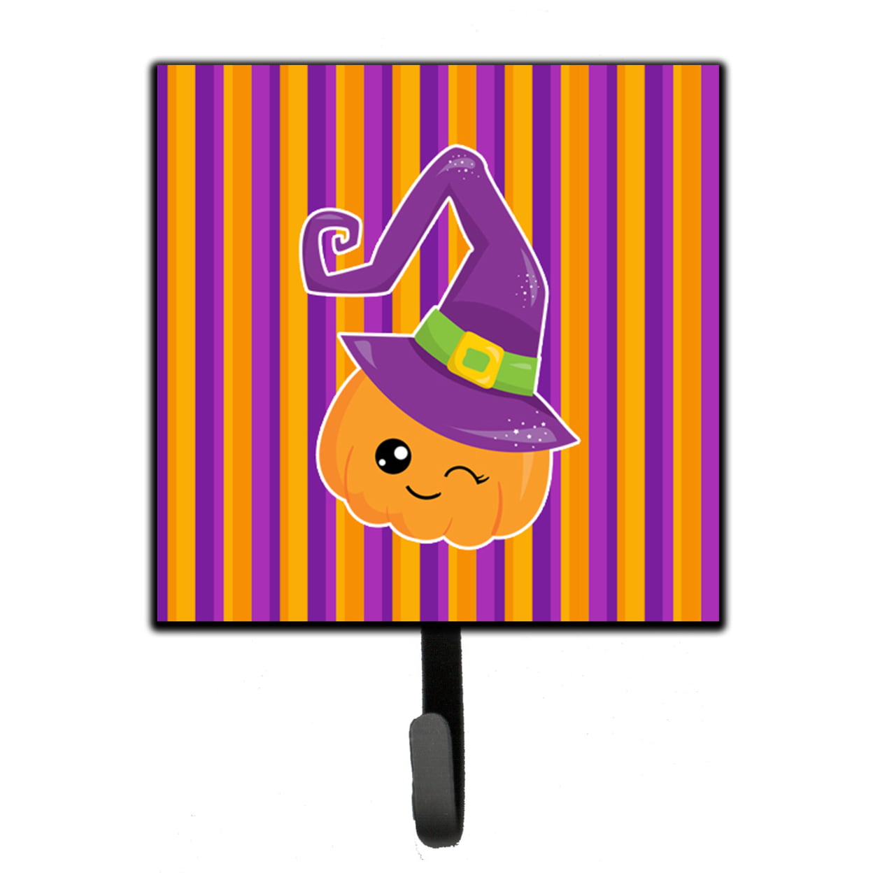 Halloween Pumpkin Witch Leash or Key Holder
