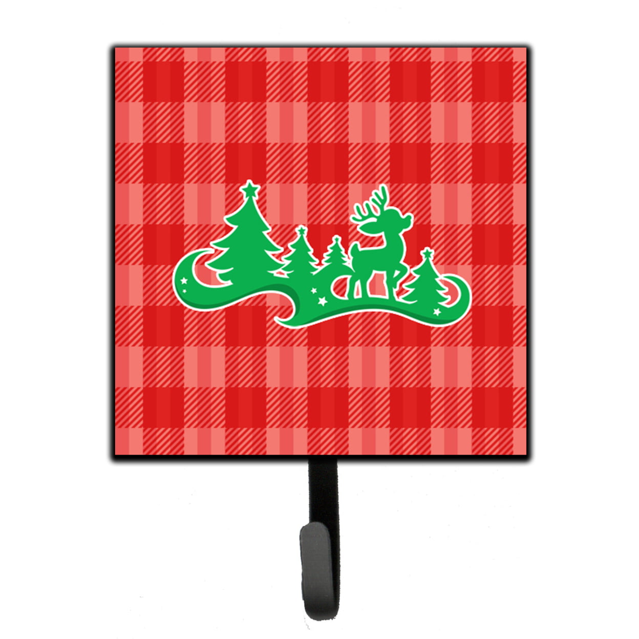 Christmas Tree Reindeer Red Leash or Key Holder