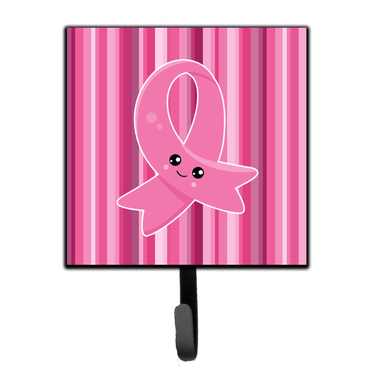 Breast Cancer Awareness Ribbon Face Leash or Key Holder