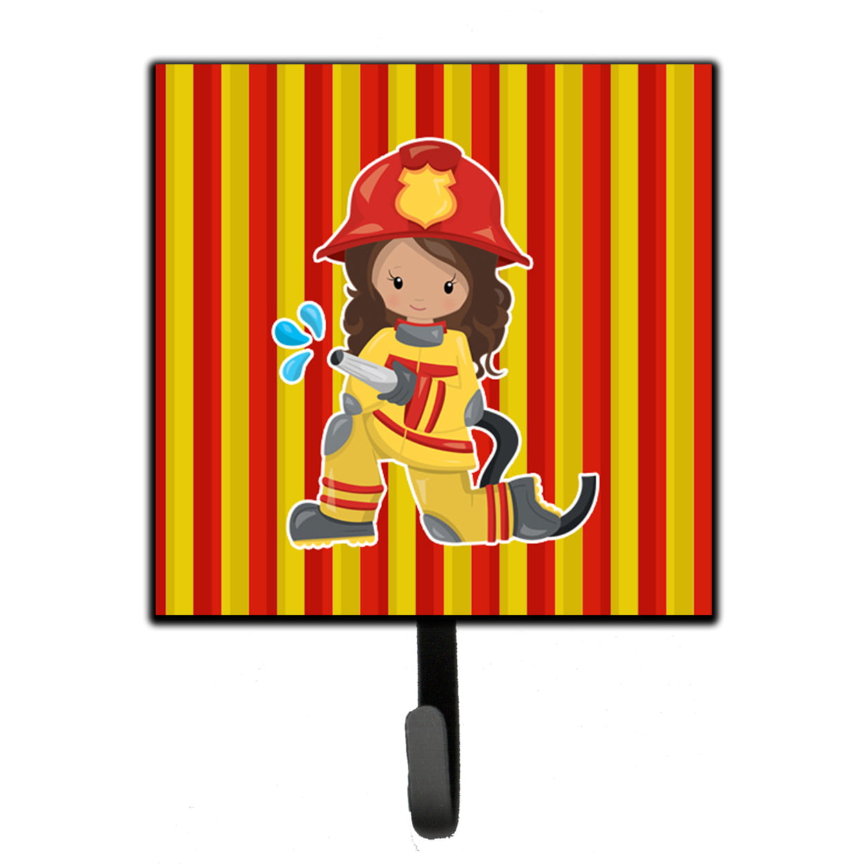 Fireman Girl Leash or Key Holder