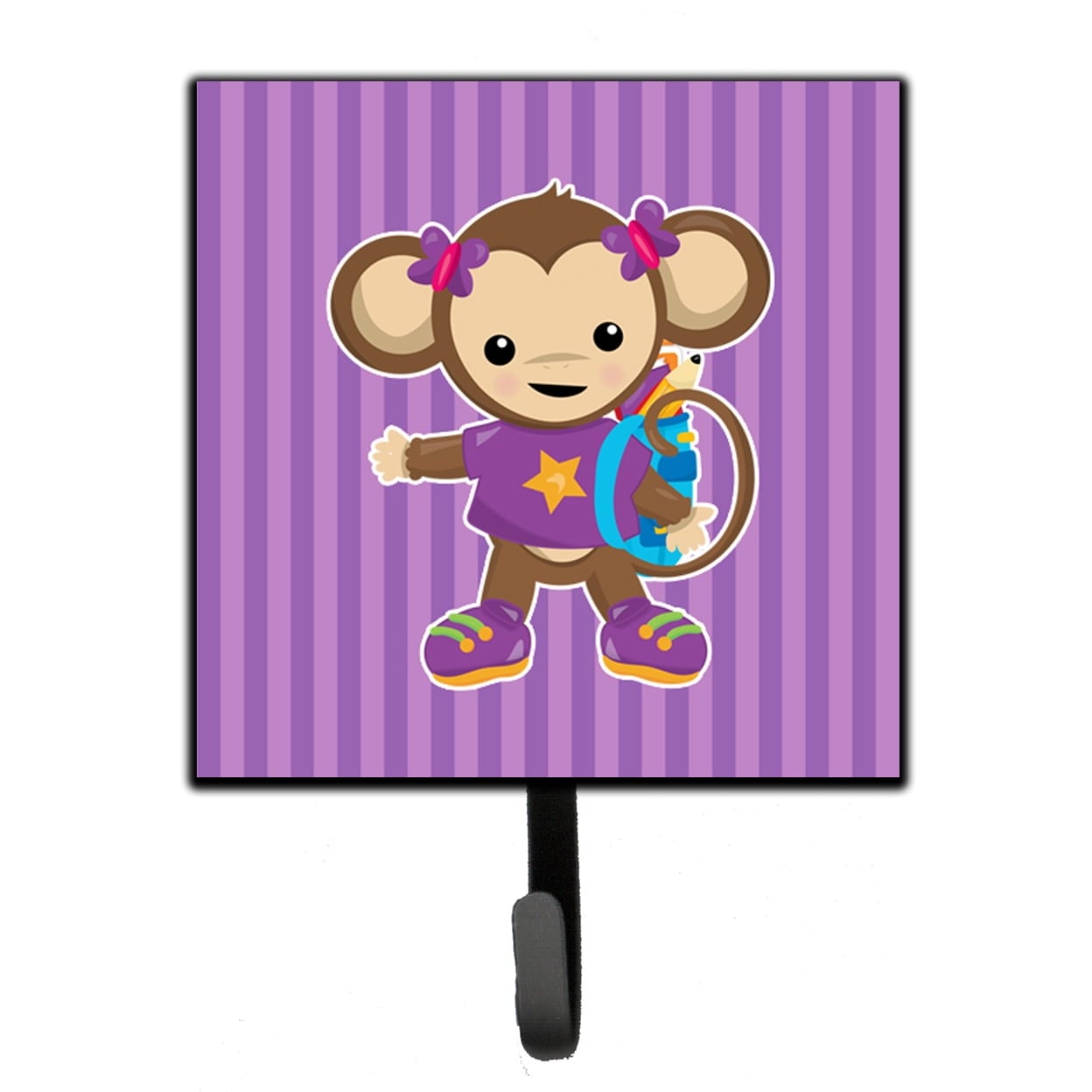 Monkey With Backpack Leash or Key Holder