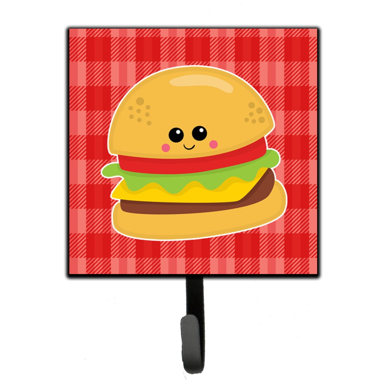 BB7042SH4 Hamburger Face Leash or Key Holder