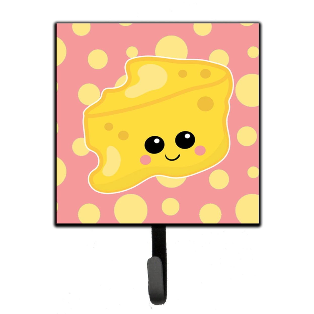 Cheese Head Face Leash or Key Holder