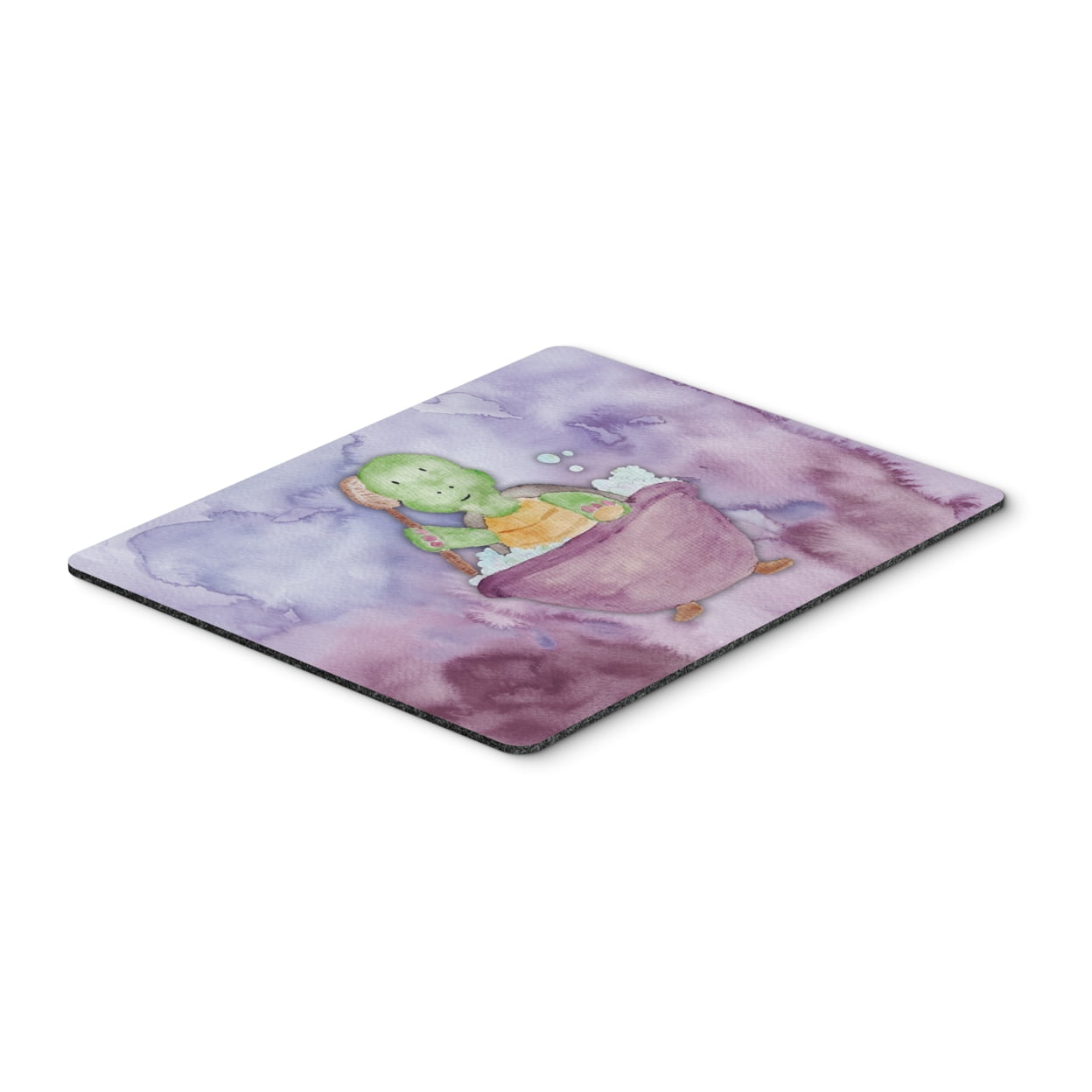 Turtle Bathing Watercolor Mouse Pad, Hot Pad or Trivet