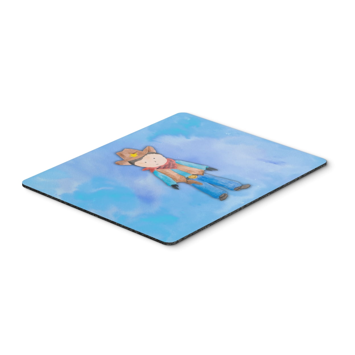 Cowboy Watercolor Mouse Pad, Hot Pad or Trivet