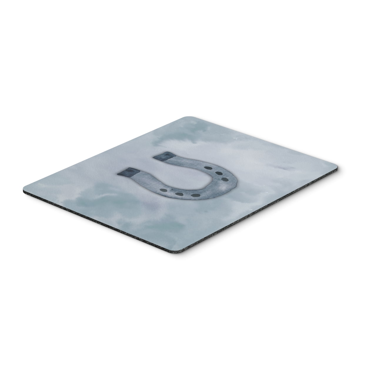 Horseshoe Watercolor Mouse Pad, Hot Pad or Trivet