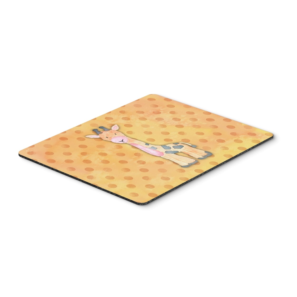 Polkadot Griaffe Watercolor Mouse Pad, Hot Pad or Trivet