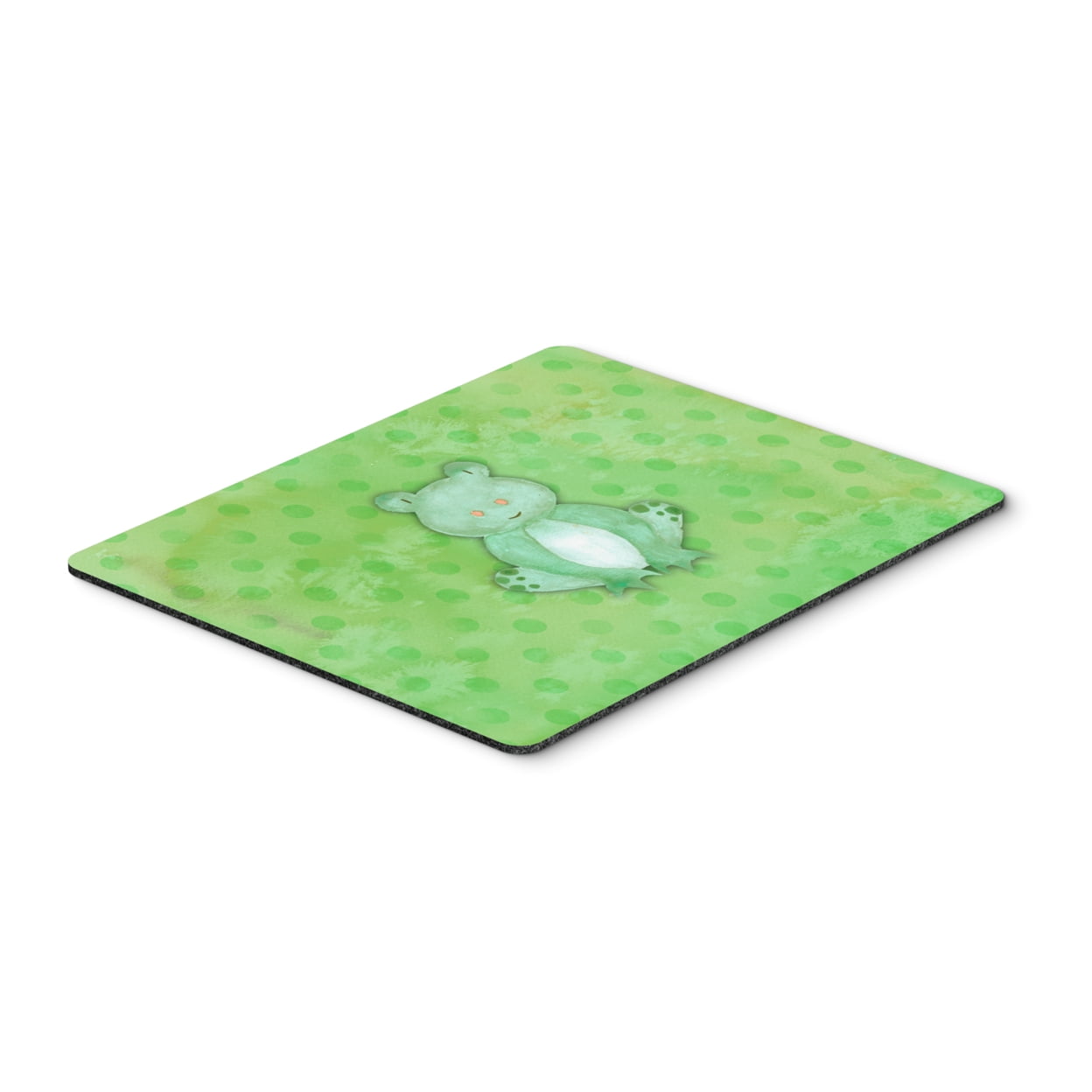 Polkadot Frog Watercolor Mouse Pad, Hot Pad or Trivet
