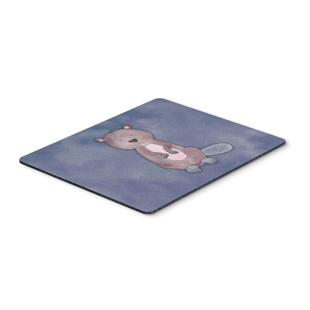 Beaver Watercolor Mouse Pad, Hot Pad or Trivet
