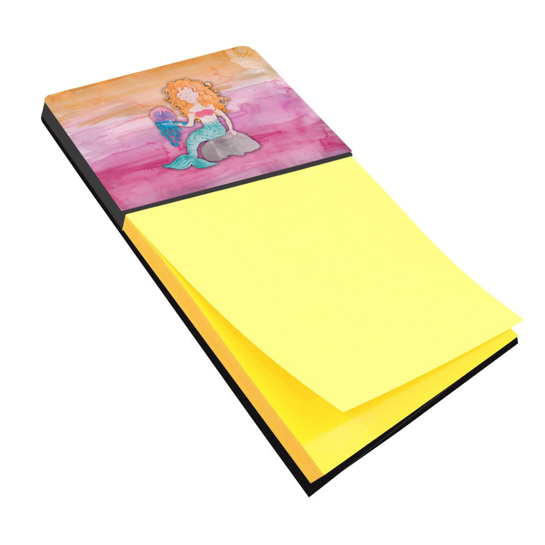 BB7423SN Blonde Mermaid Watercolor Sticky Note Holder
