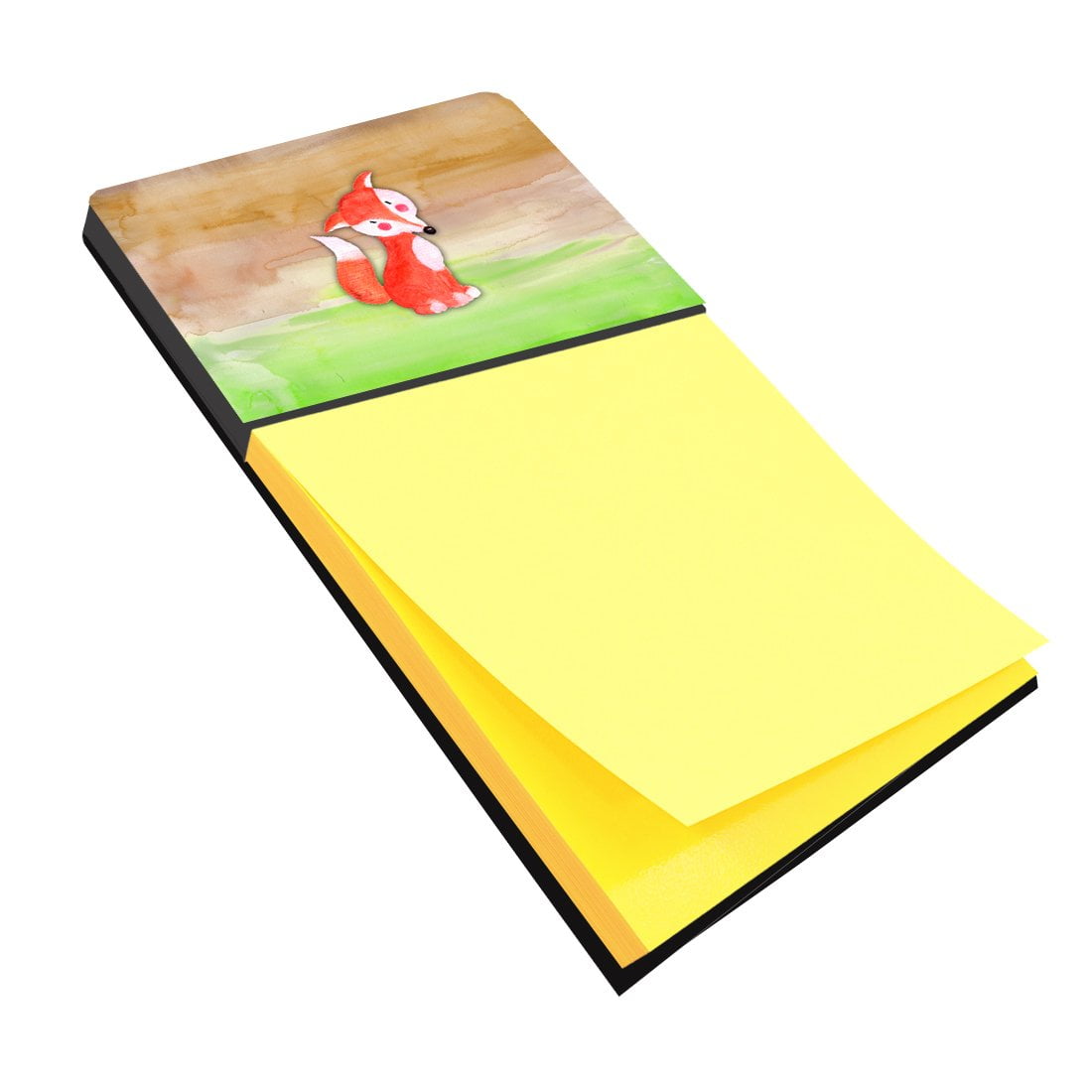 BB7436SN Fox Watercolor Sticky Note Holder