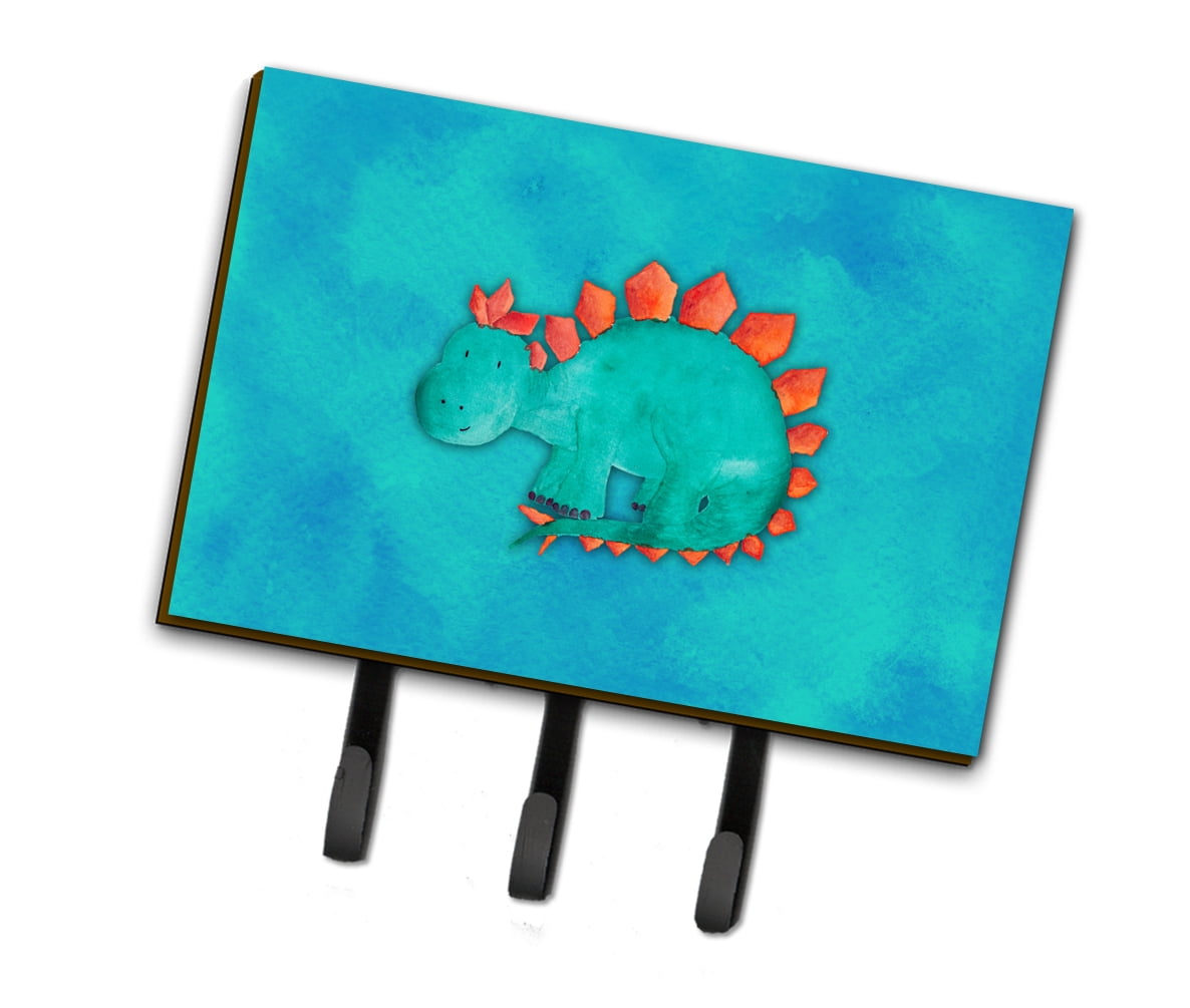 Stegosaurus Watercolor Leash or Key Holder