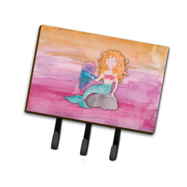 BB7423TH68 Blonde Mermaid Watercolor Leash or Key Holder