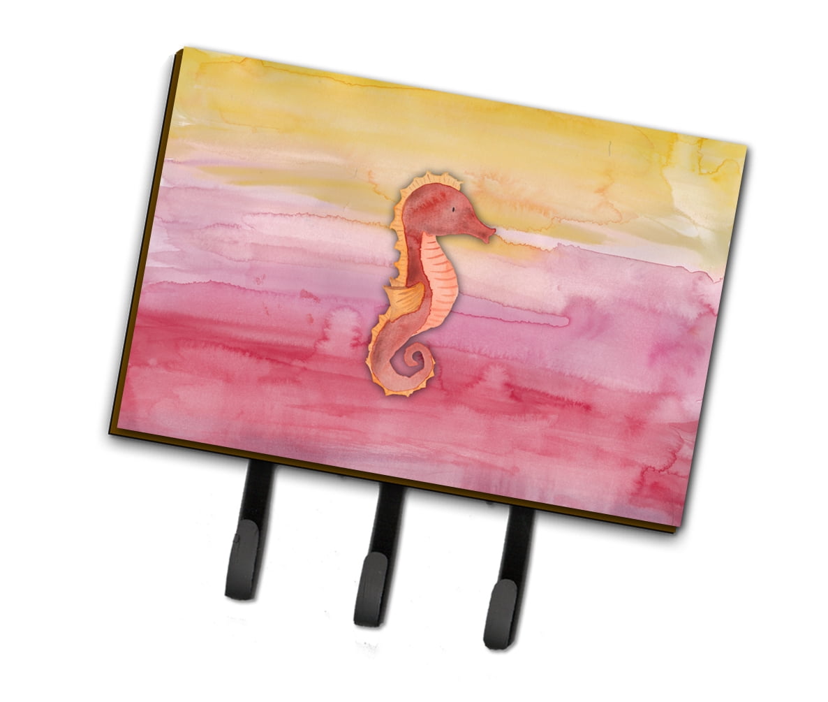 Seahorse Watercolor Leash or Key Holder