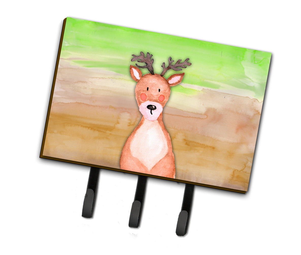 Deer Watercolor Leash or Key Holder