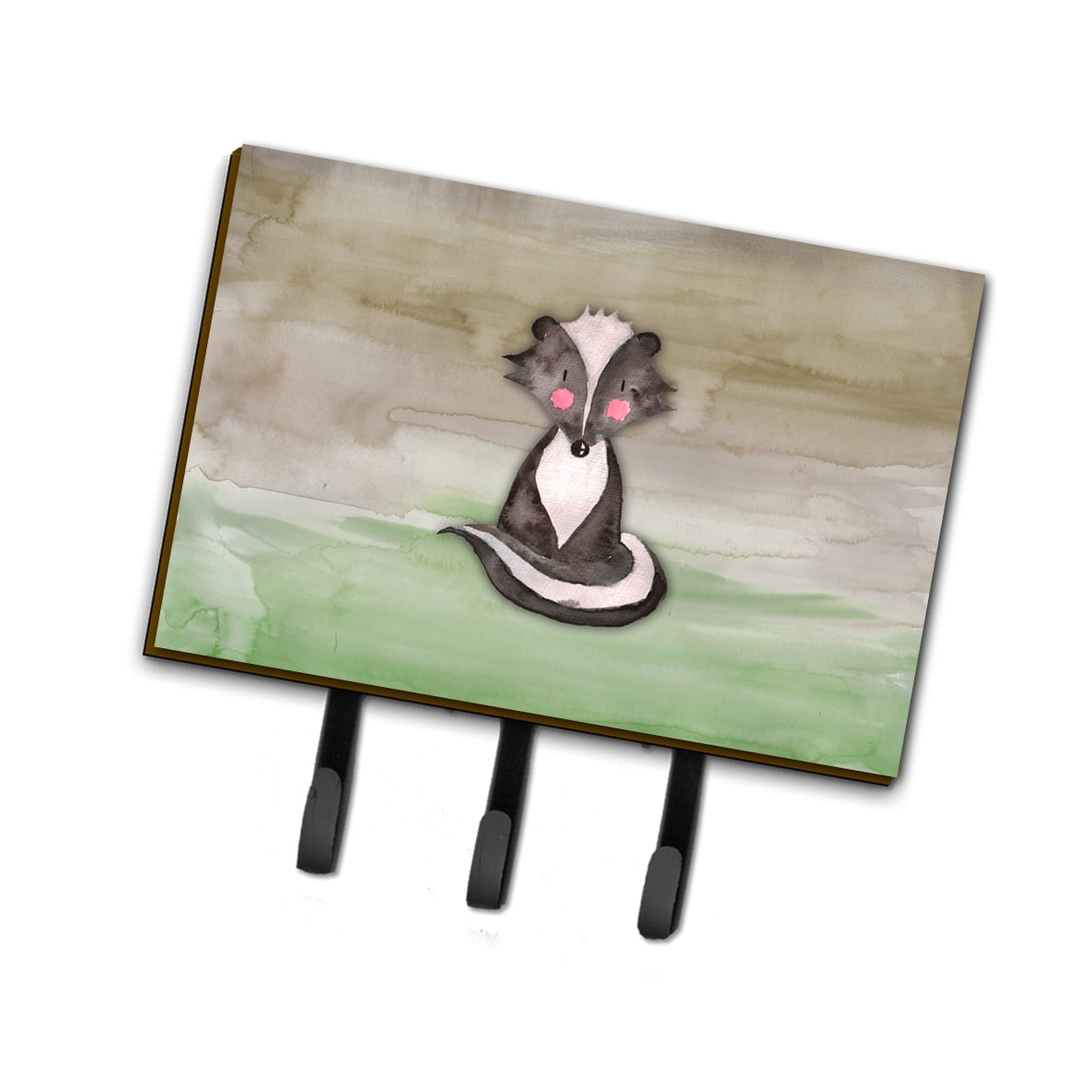 Picture of Carolines Treasures BB7440TH68 Badger Watercolor Leash or Key Holder