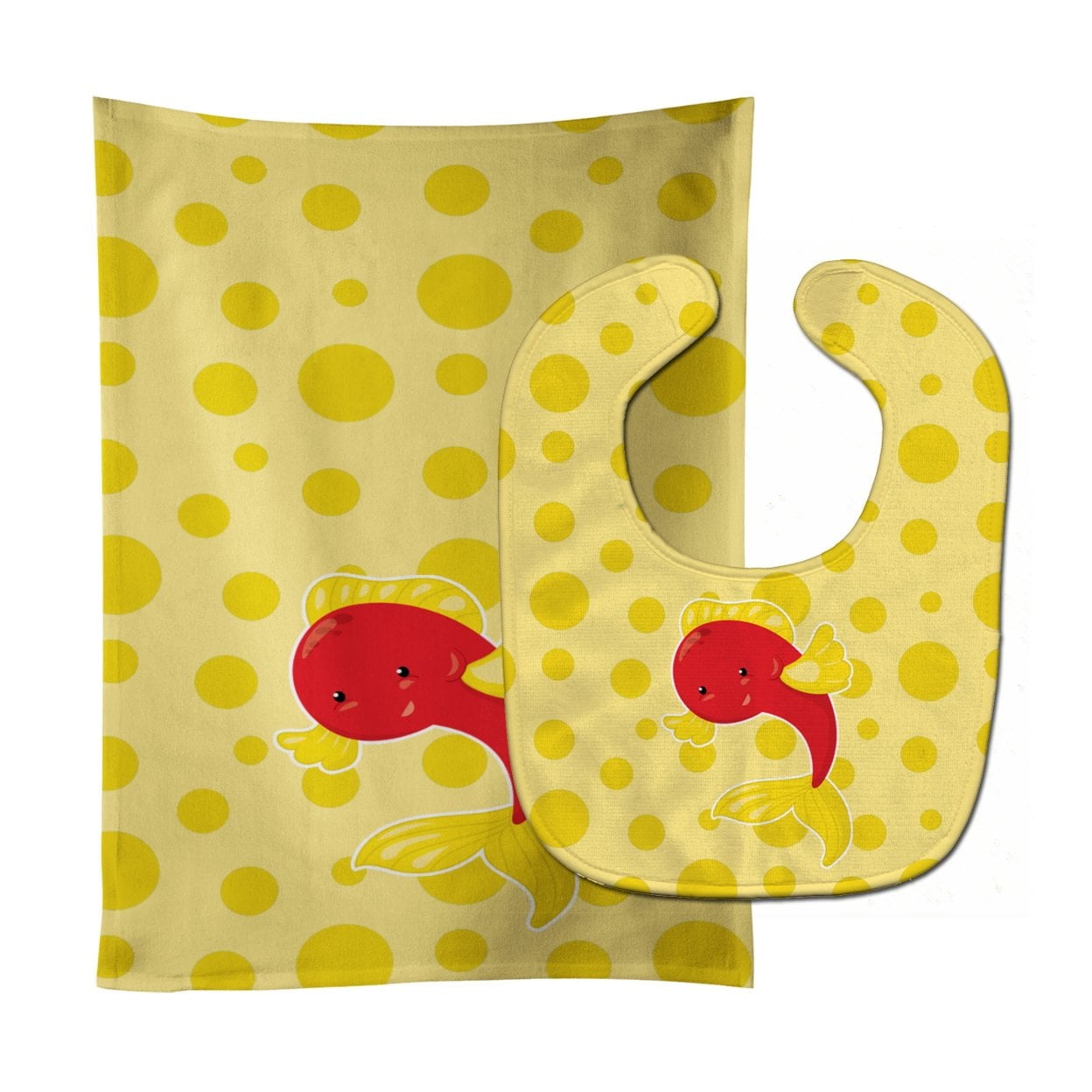 Fish Tropical Fish No.2 Baby Bib & Burp Cloth