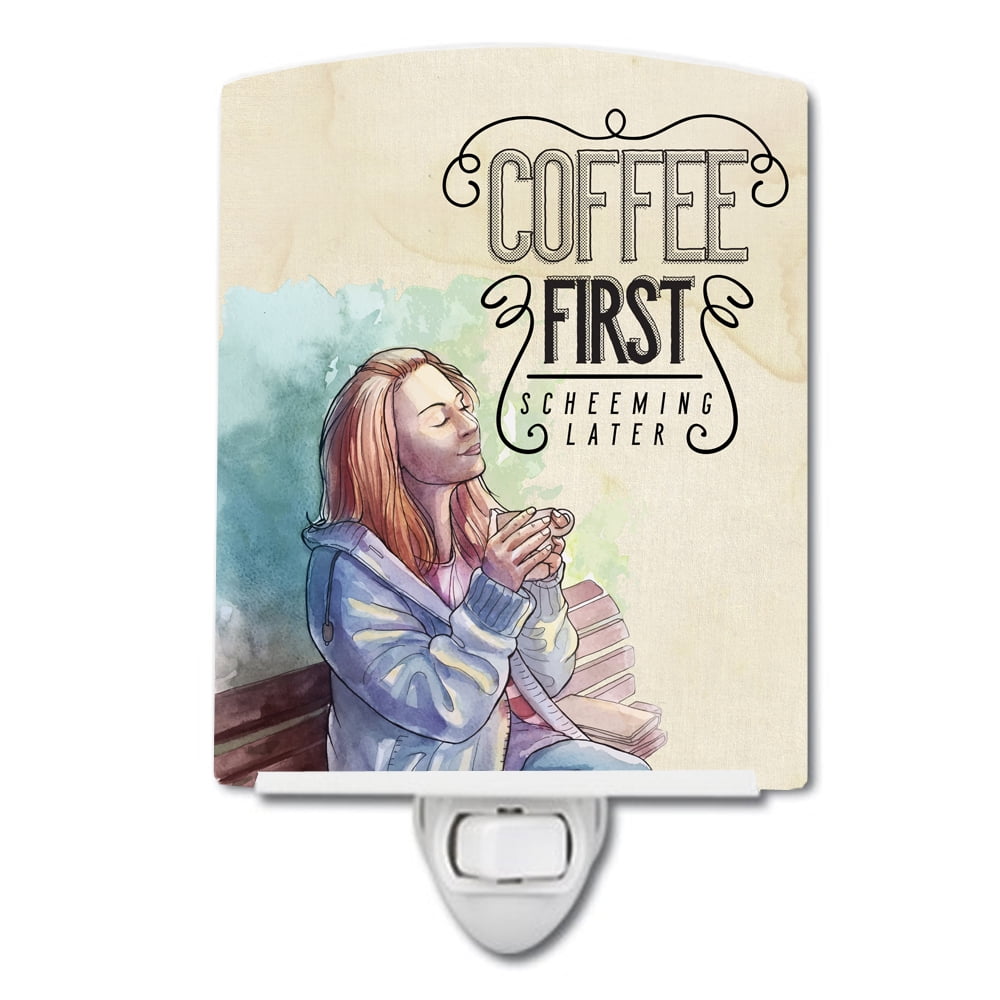 BB5403CNL Coffee First Sign Ceramic Night Light