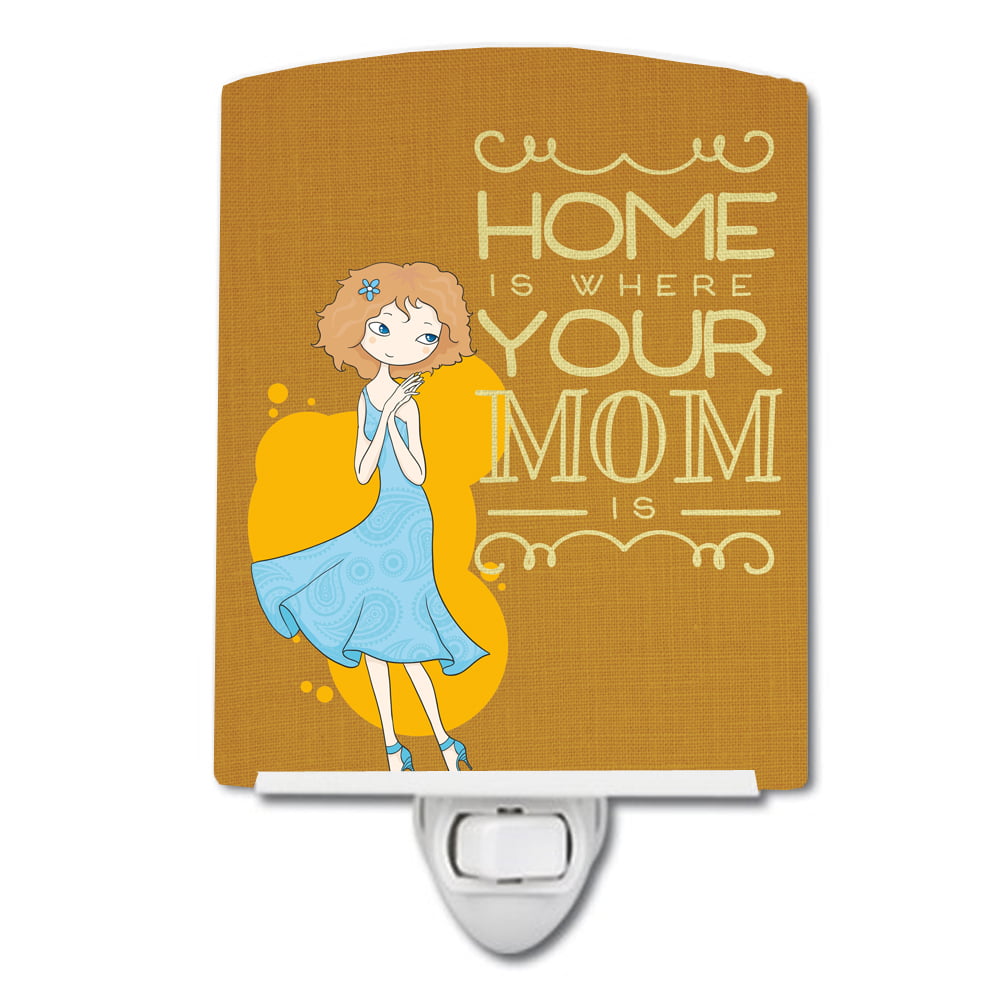 Home is Where Mom is Ceramic Night Light