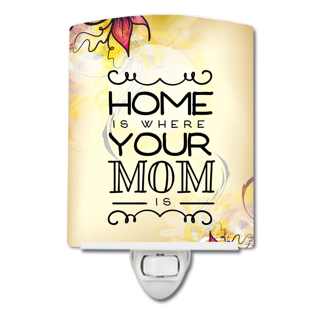 Home is Where Mom is Ceramic Night Light