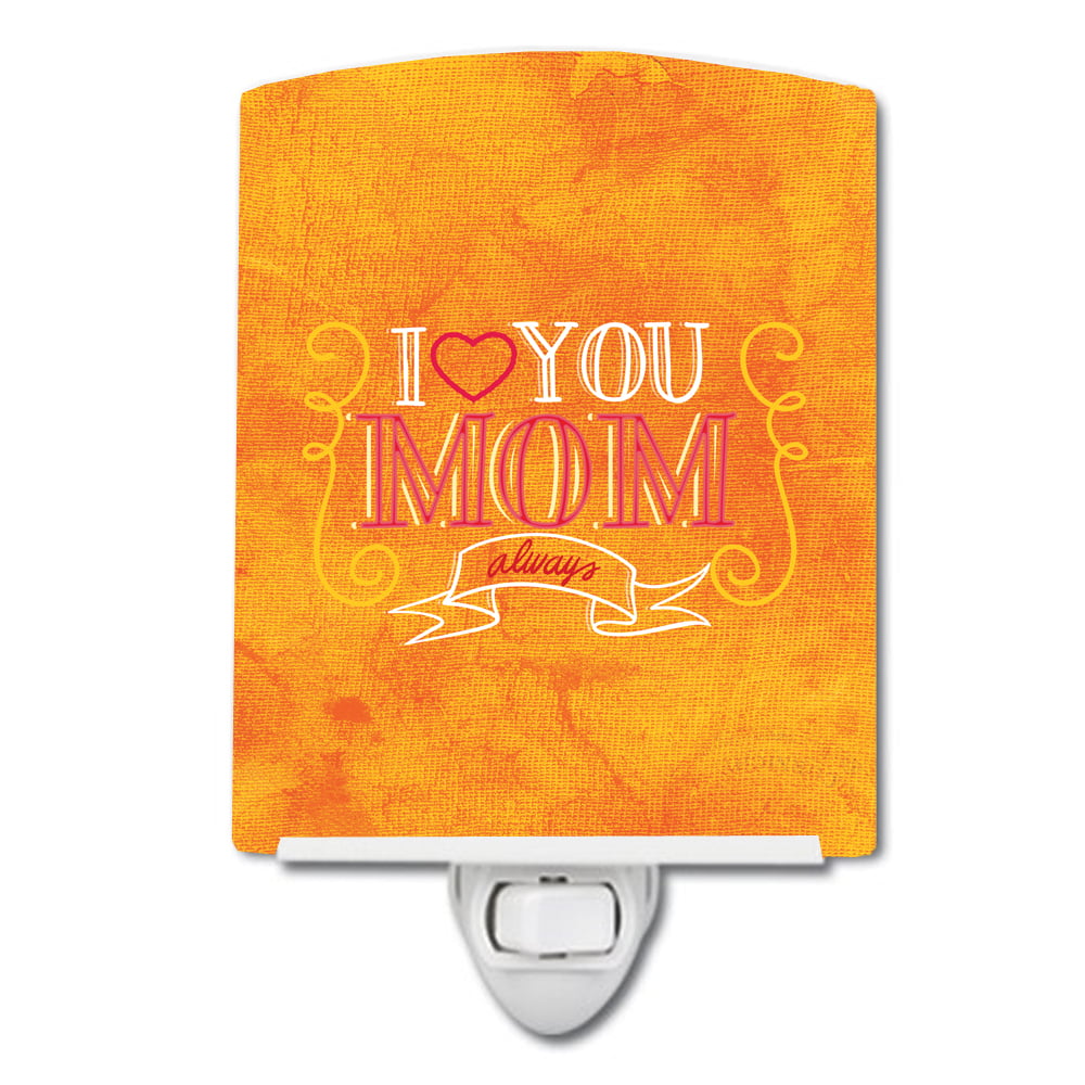 I Love you Mom Ceramic Night Light