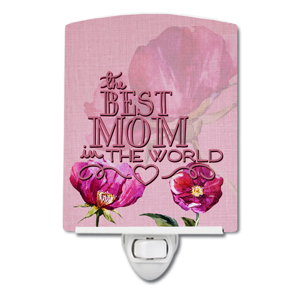 The Best Mom in the World Ceramic Night Light