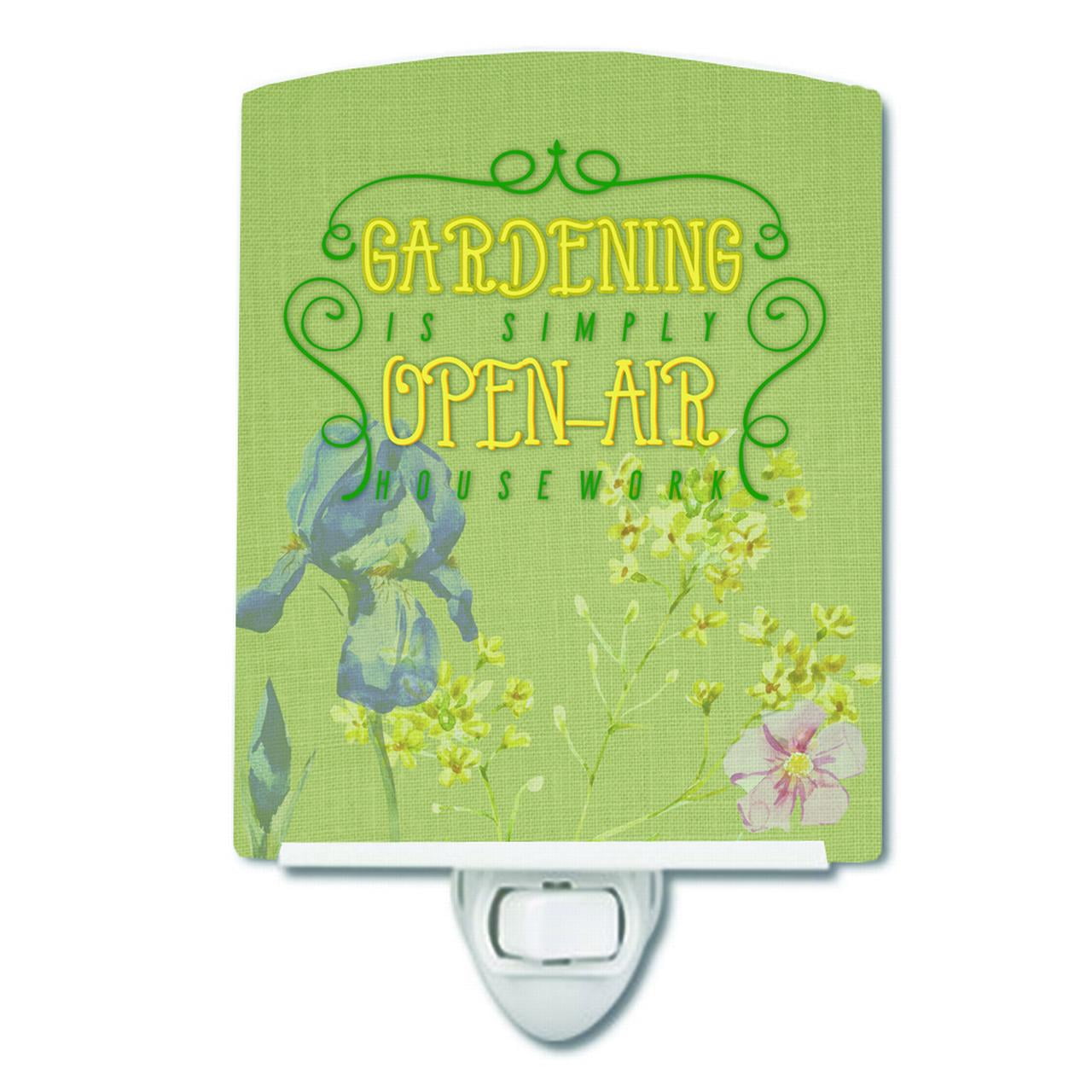 BB5431CNL Gardening Open Air Housework Ceramic Night Light