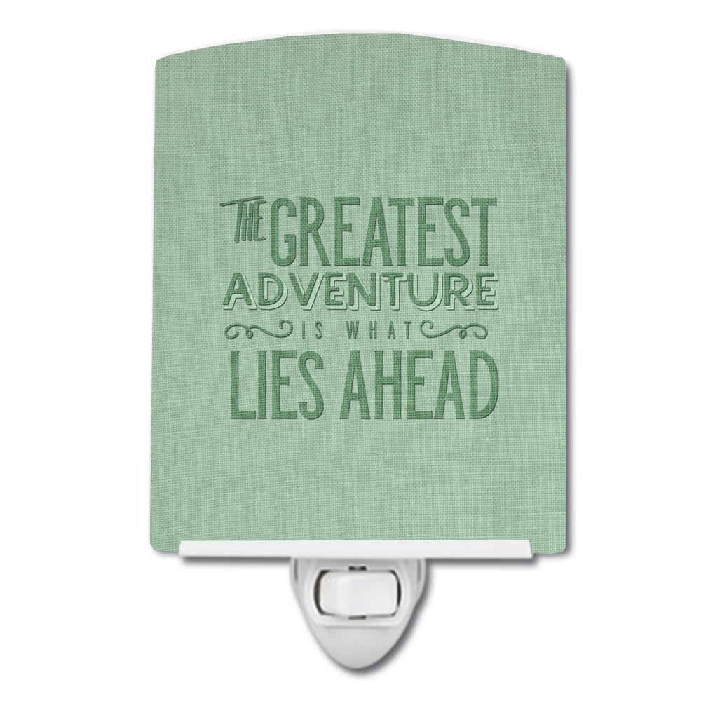 Greatest Adventure Lies Ahead Ceramic Night Light