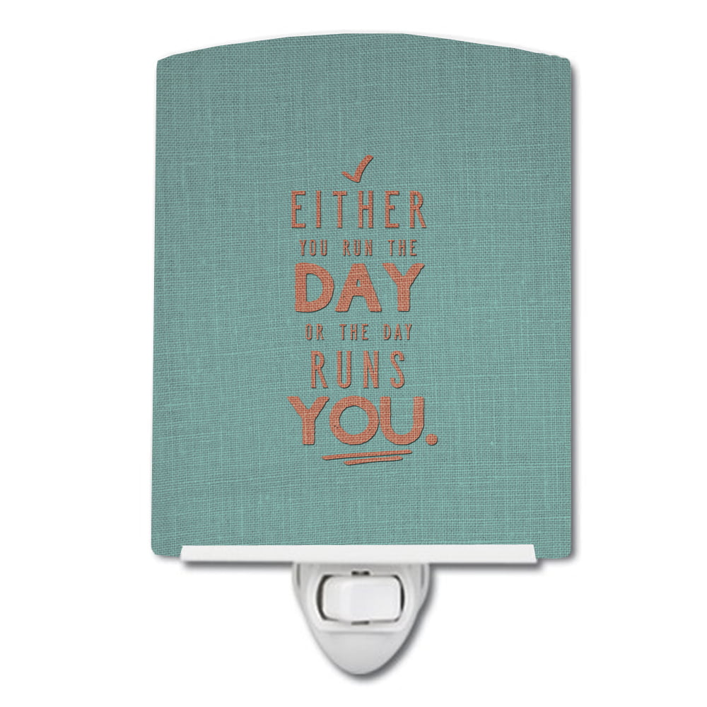 BB5453CNL Run the Day Ceramic Night Light