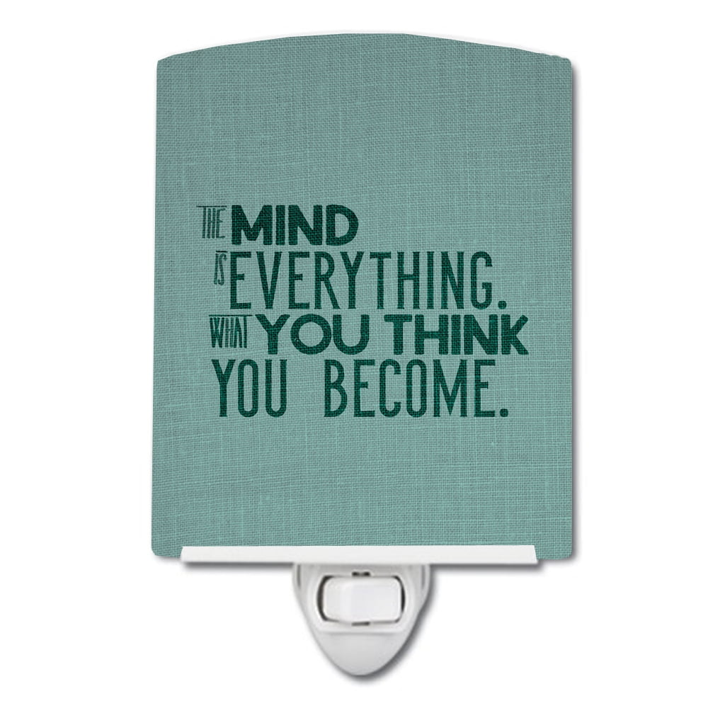 What you Think you Become Ceramic Night Light