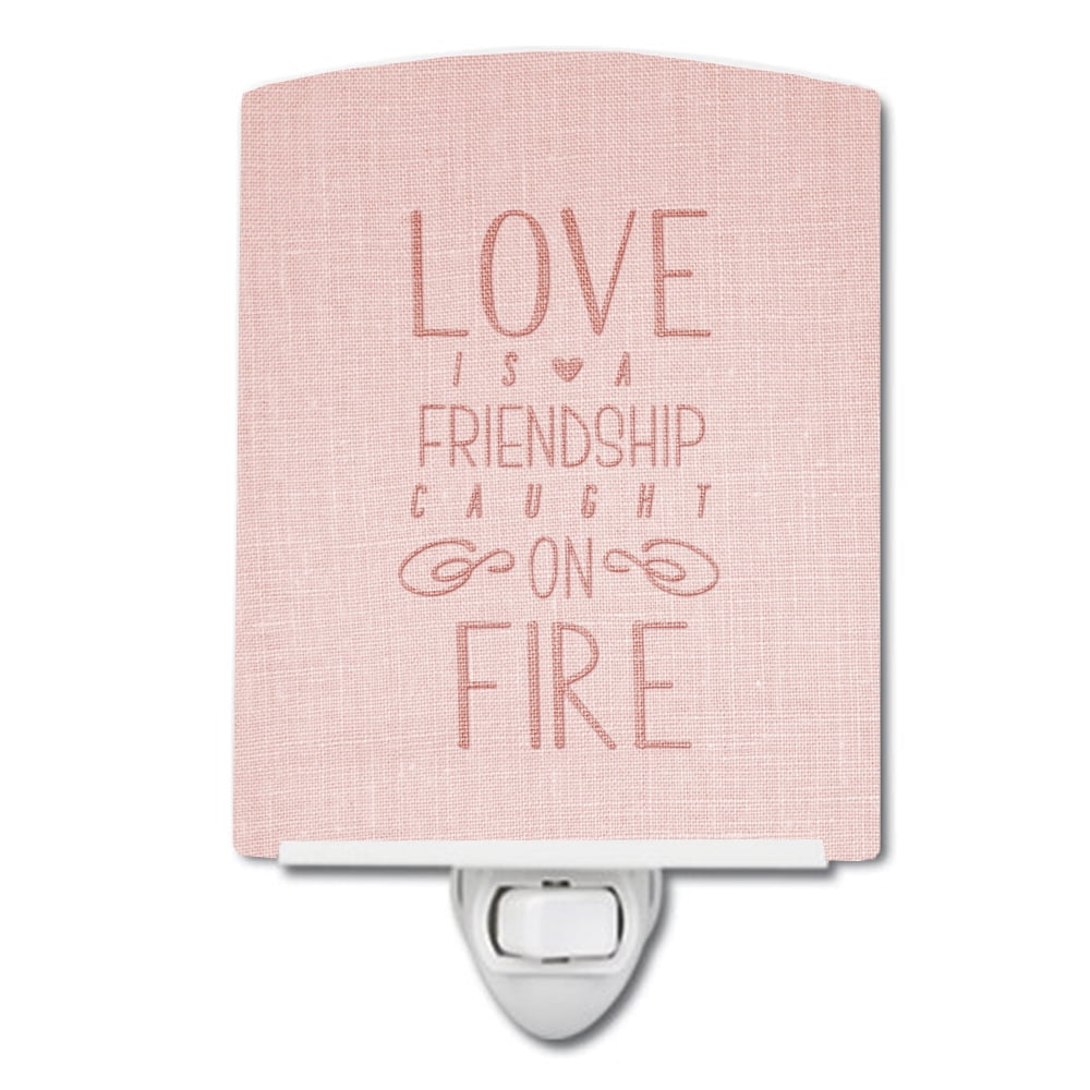 Love is a Friendship Ceramic Night Light