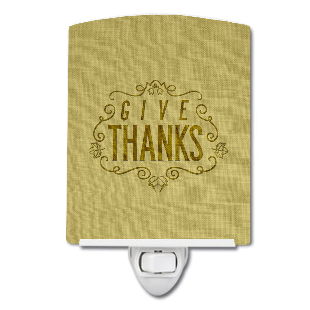 BB5469CNL Give Thanks Ceramic Night Light