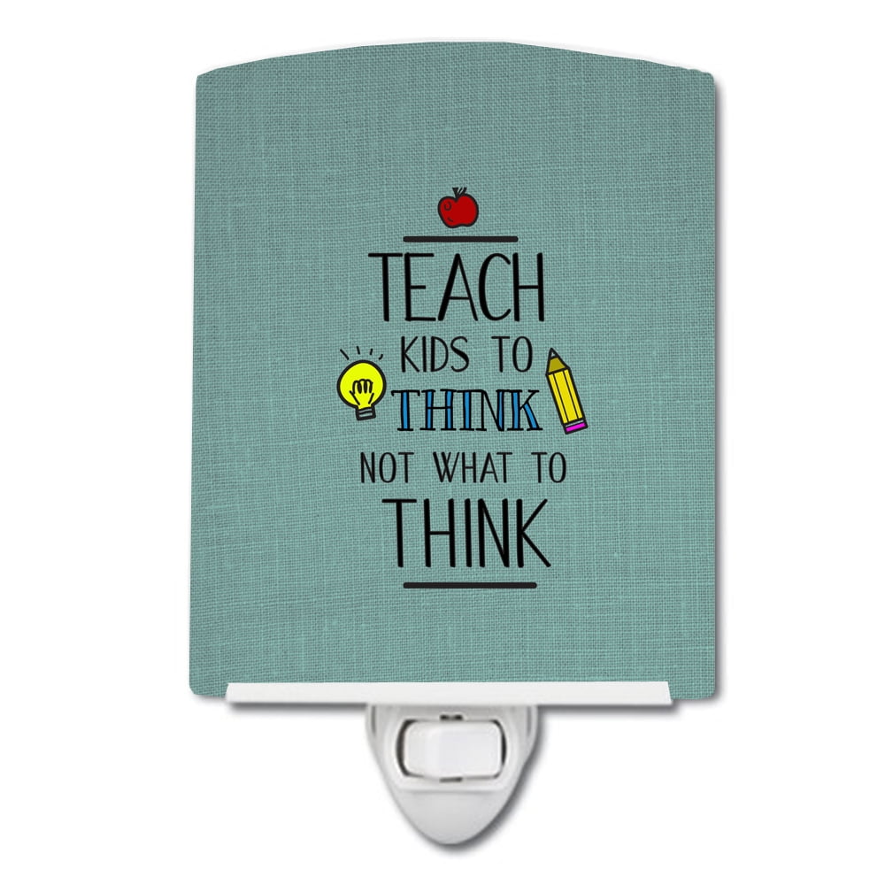 Teach Kis to Think Teacher Ceramic Night Light