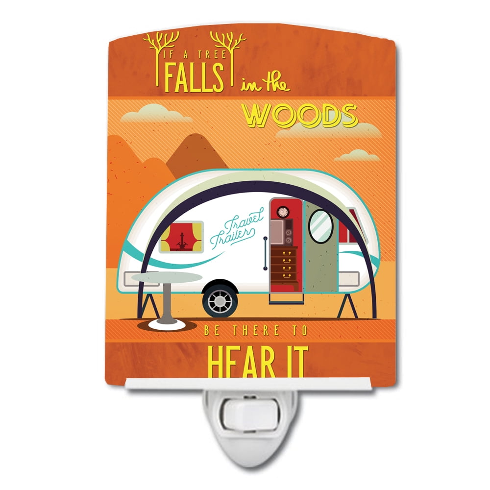 Be in the Woods New Camper Ceramic Night Light